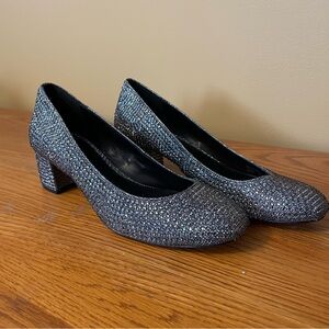 Elegant Silver Women's Pumps